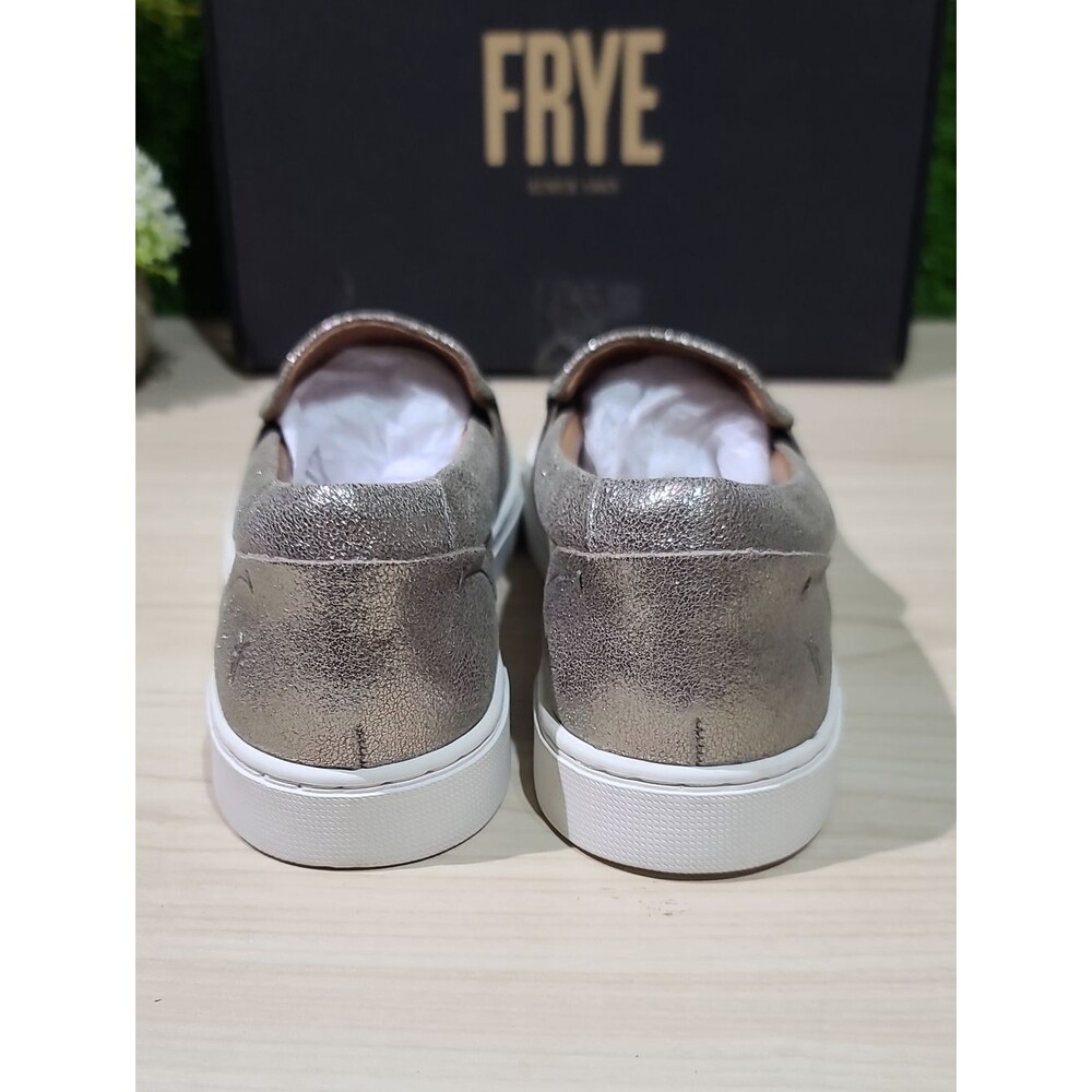Frye Ivy Slip On / Pewter US Women's 9 M New - Picture 5 of 9